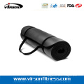 Black Yoga Fitness Exercise Thick Non-Slip NBR Mat